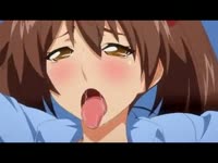 Sexy anime babe licking a wet pussy